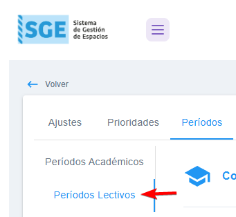 Periodos Lectivos