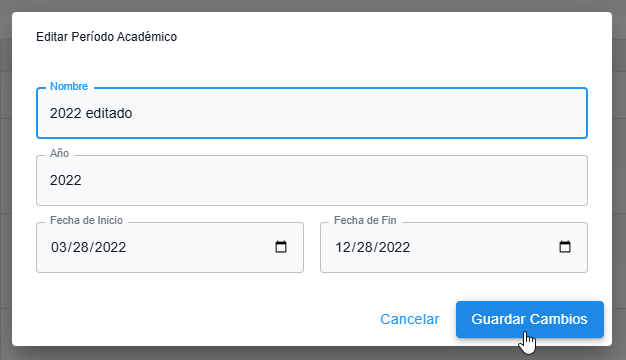Periodo Académico Editado