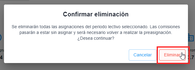 Confirmar eliminacion