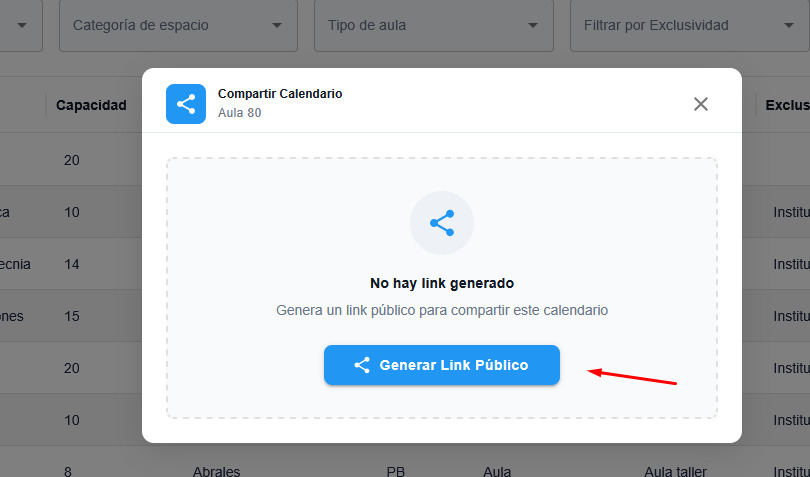 Generar link público